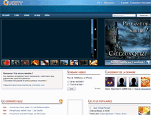 Tablet Screenshot of fr.quizity.com